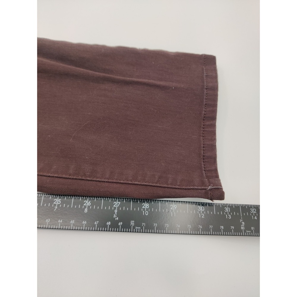 Chicos So Slimming Straight Leg Pants Brown Size 0.5 Regular Cotton Stretch - Picture 8 of 10